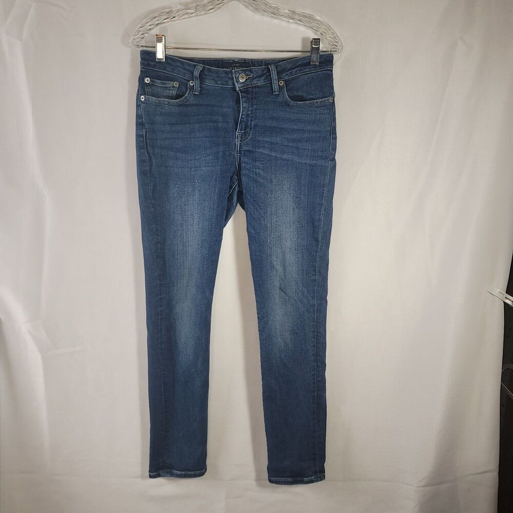Lucky Brand Lolita Skinny Jeans Womens Size 6 / 28 Blue Medium Wash Low Rise Y2K